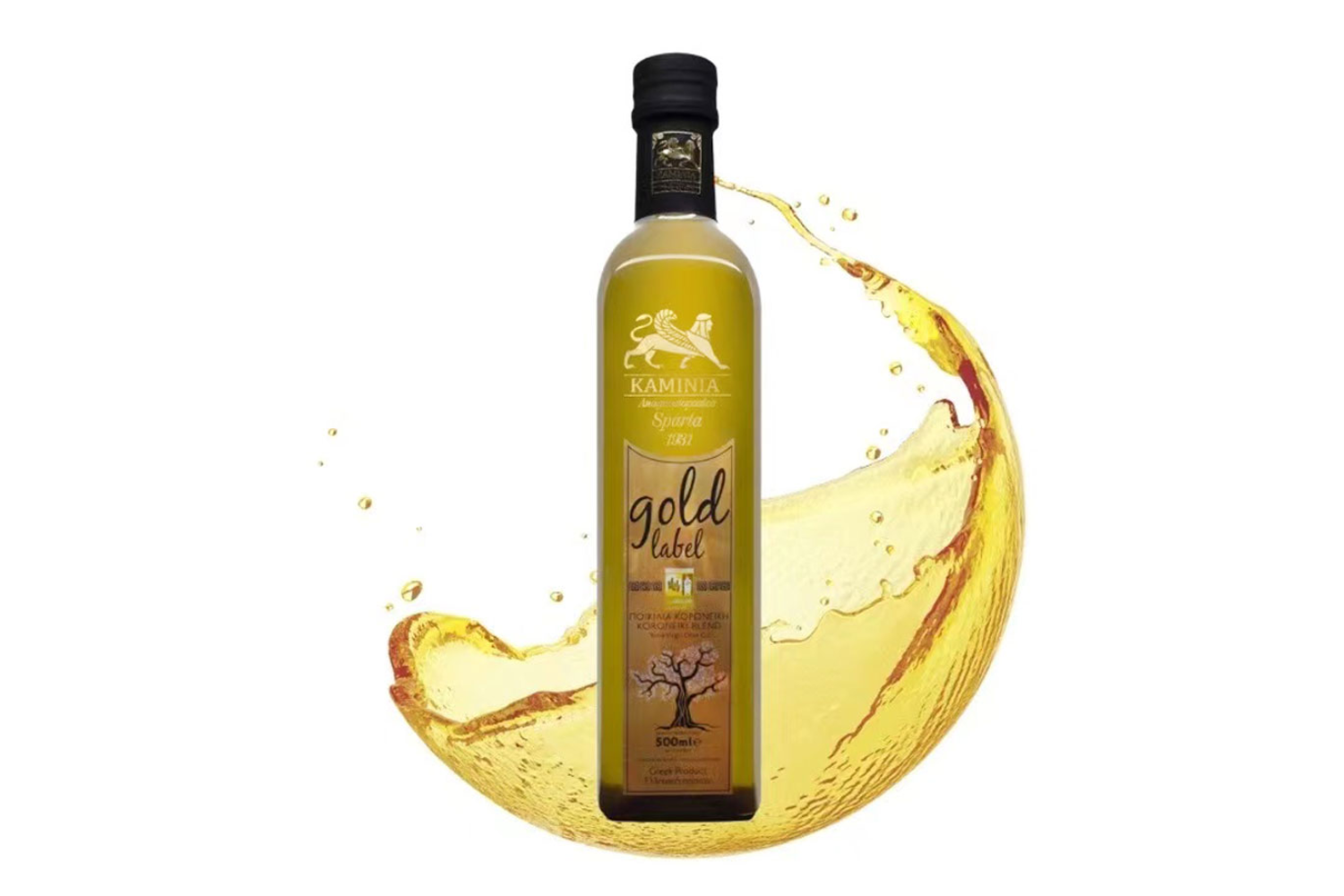 卡米尼金標-克羅尼奇【特級初榨橄欖油】低溫冷壓可生飲橄欖油500ML